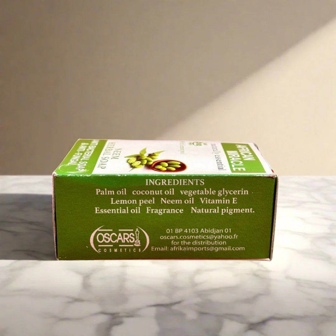 African Miracle Natural Neem Herbal Soap 200g - Pretty Cosmetics LLC