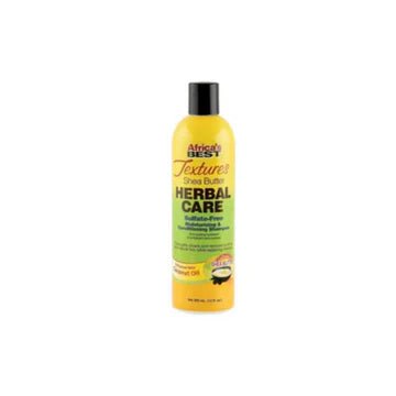 Africa's Best Textures Collection Shea Butter Herbal Care Sulfate-Free Moisturizing & Conditioning Shampoo 12 oz - Pretty Cosmetics LLC