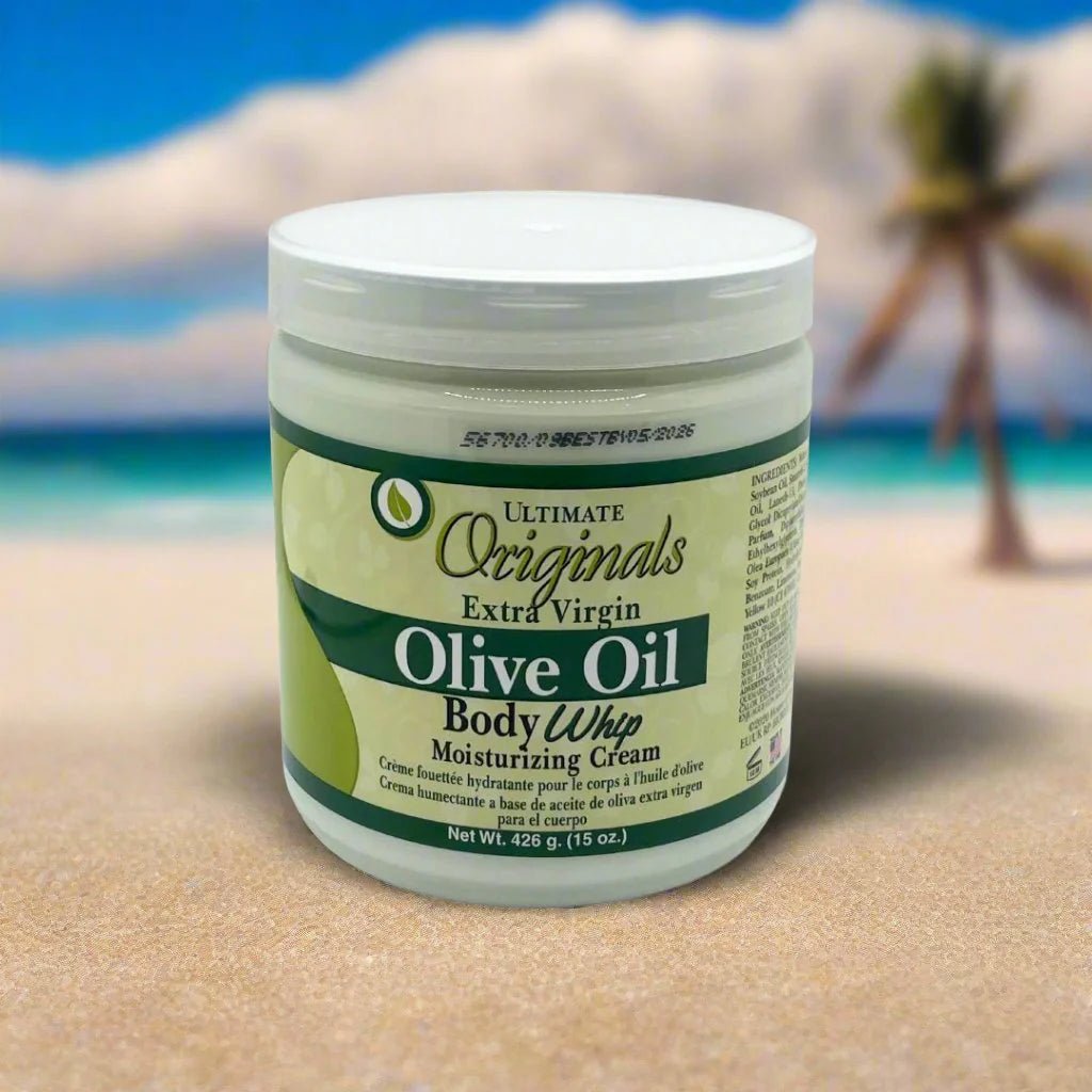 Africa's Best Ultimate Originals Extra-Virgin Olive Oil Body Whip Cream 15oz - Pretty Cosmetics LLC