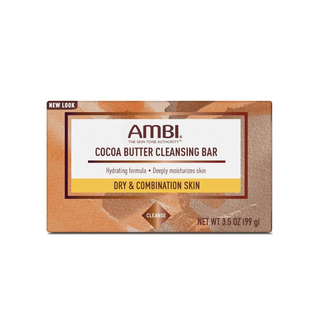 Ambi Cocoa Butter Cleansing Bar for Dry & Combination Skin - Pretty Cosmetics LLC