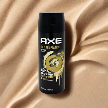 Axe Gold Temptation Deodorant Body Spray 150ml - Pretty Cosmetics LLC