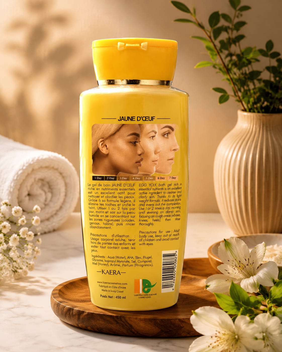 Jaune d'Oeuf Bath Gel 450ml