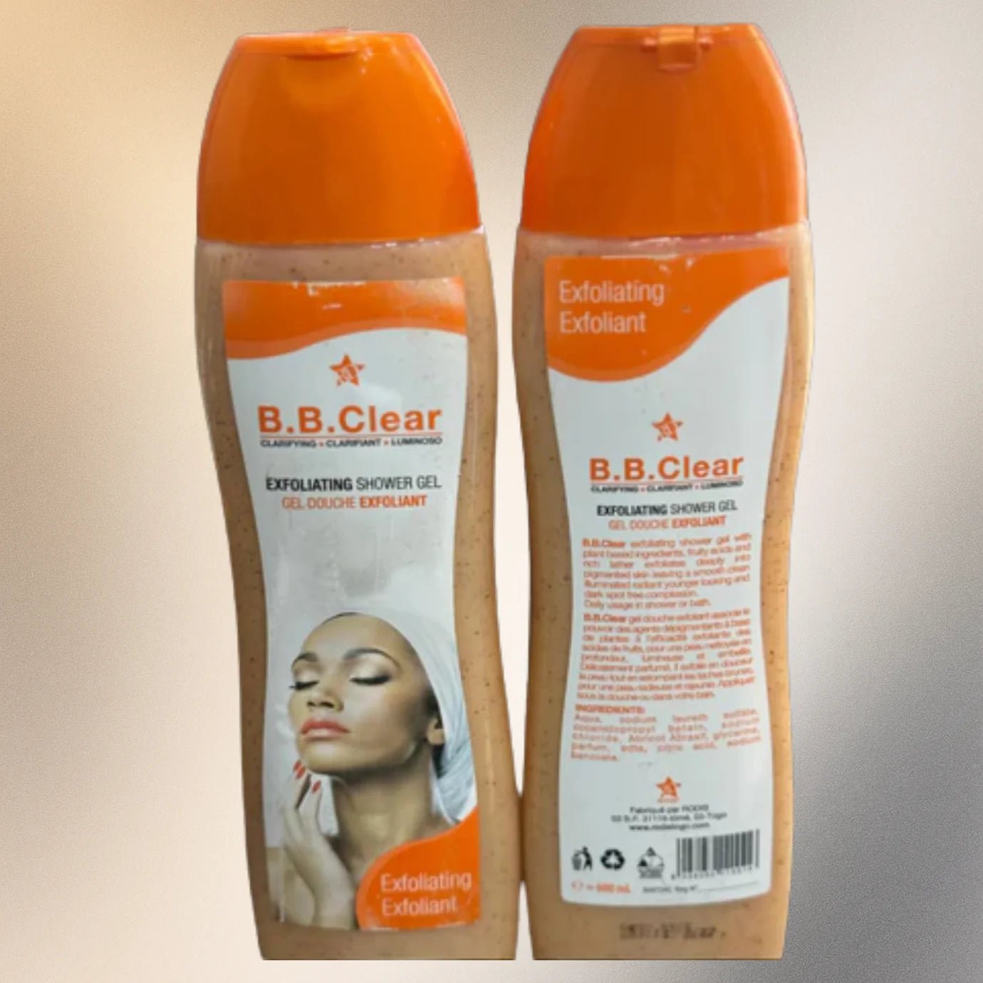 B.B. Clear Shower Gel 600ml - Pretty Cosmetics LLC