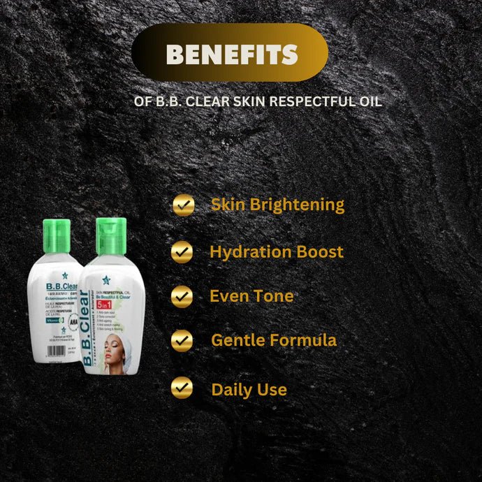 B.B. Clear Skin Respectful Oil with Vitamin C & Fruit Extracts 60ml - Pretty Cosmetics LLC