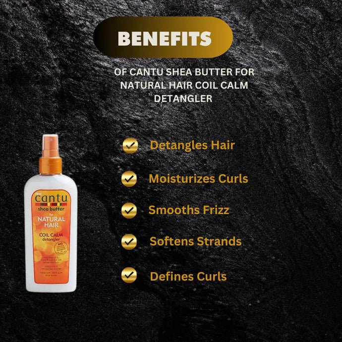 Cantu Shea Butter Coil Calm Detangler 8oz - Pretty Cosmetics LLC