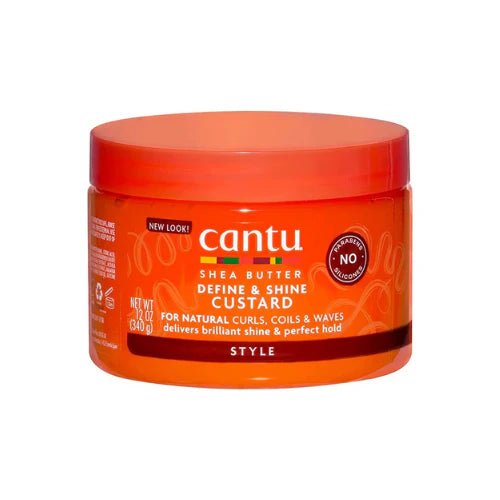 Cantu Shea Butter Define & Shine Custard 12oz - Pretty Cosmetics LLC