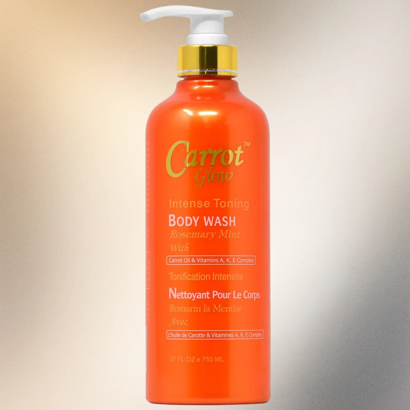 Carrot Glow Body Wash 27 oz - Pretty Cosmetics LLC