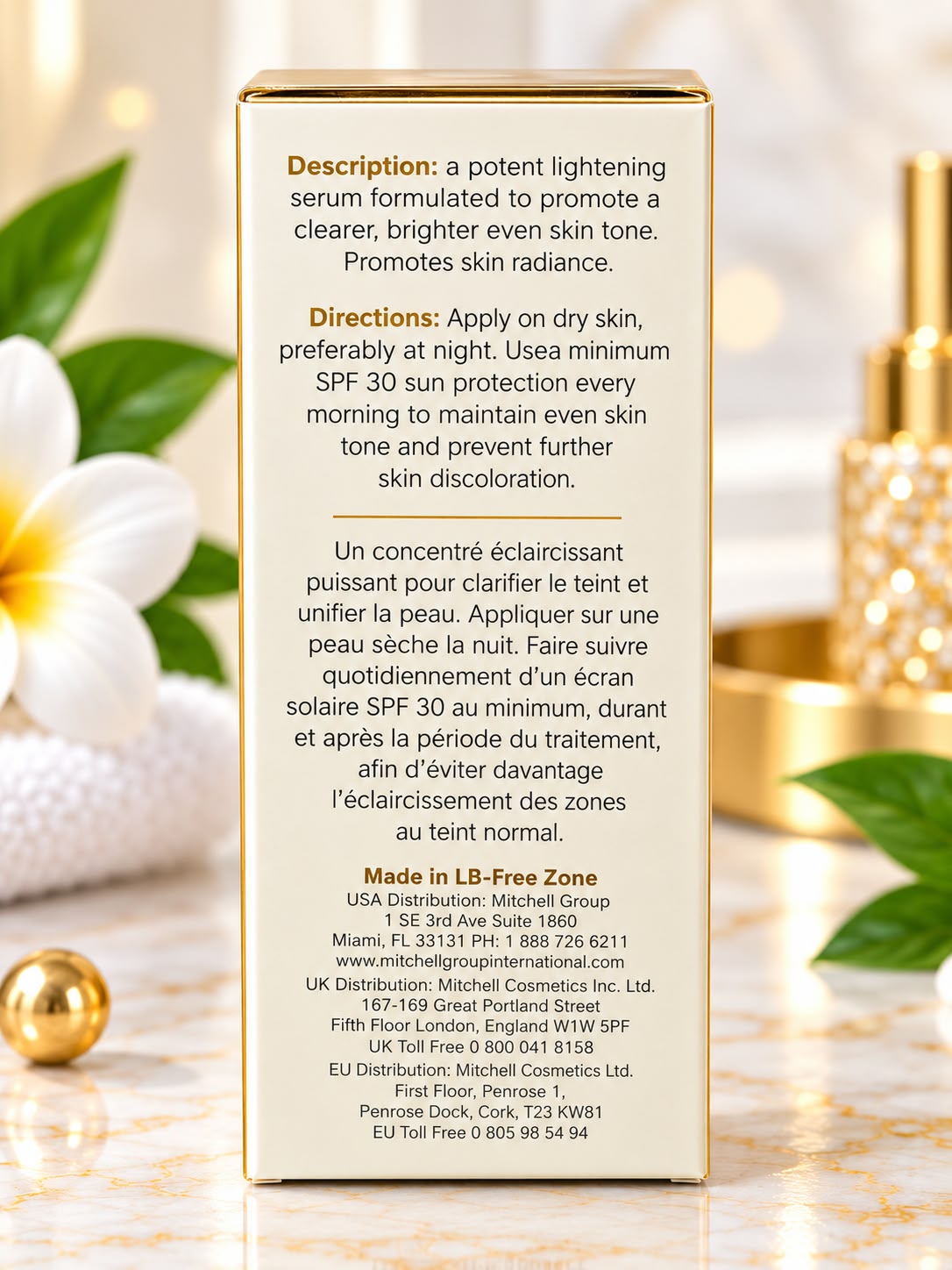 Lighten Up Gold Serum – 1 oz / 30ml