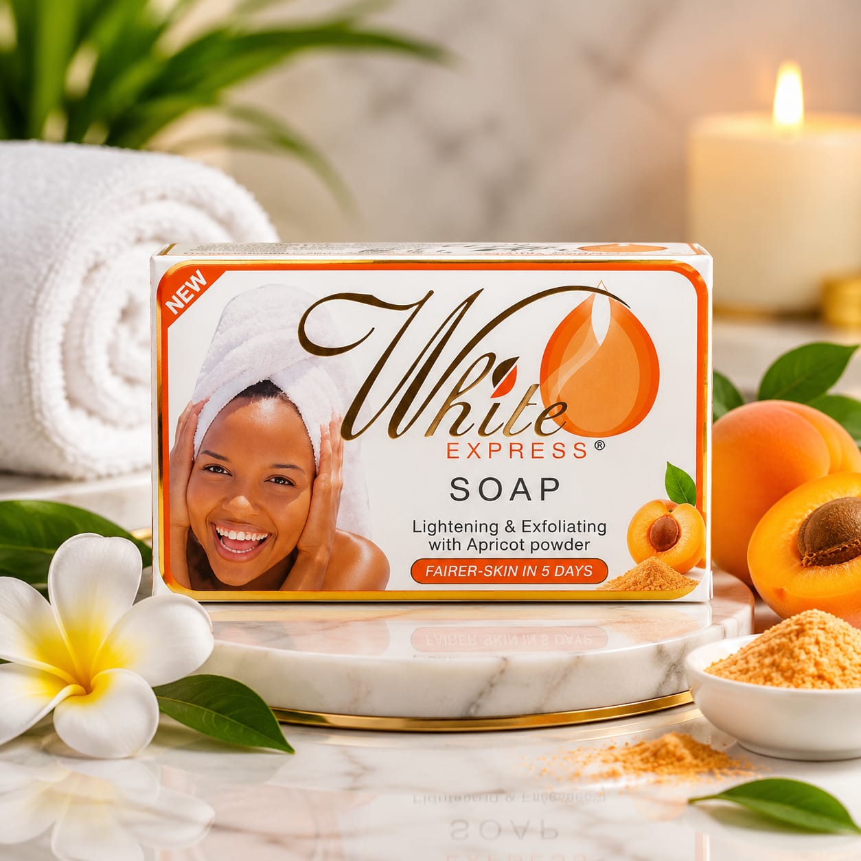 White Express Soap with Herbal Extracts 7 oz