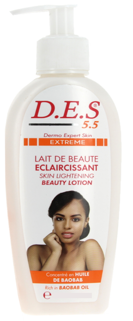 D.E.S 5.5 Extreme Skin Beauty Lotion 17oz