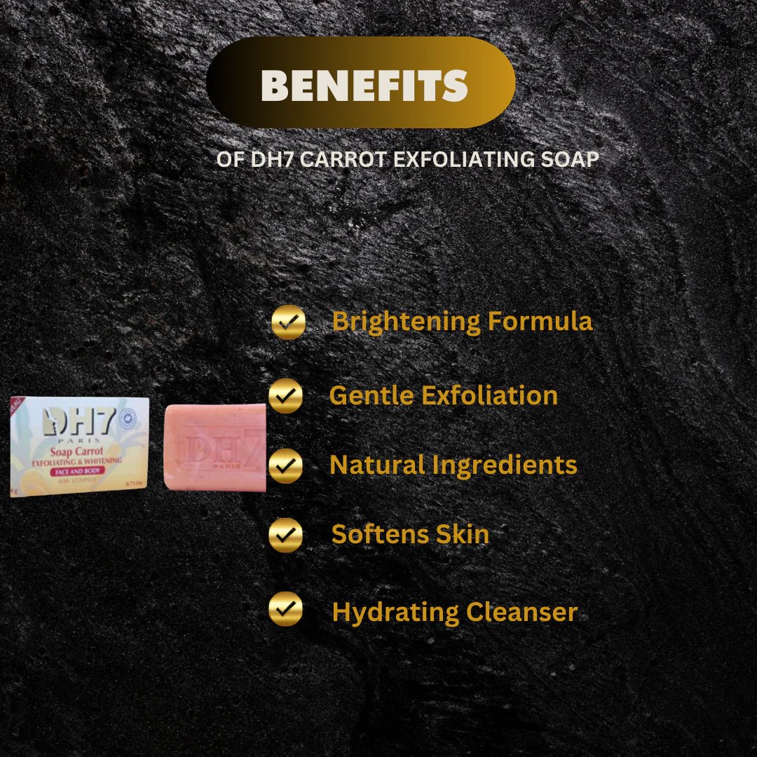 DH7 Carrot Soap with Apricot Kernel 8.75 oz - Pretty Cosmetics LLC