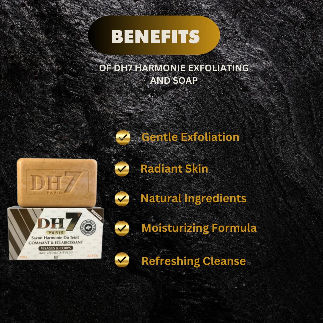 DH7 Harmonie Soap with Volcanic Sand 8.75oz / 250g - Pretty Cosmetics LLC