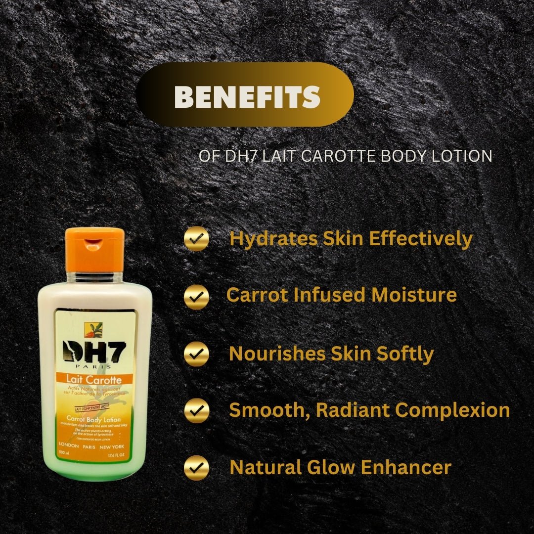 DH7 Lait Carotte Body Lotion 500 ml - Pretty Cosmetics LLC