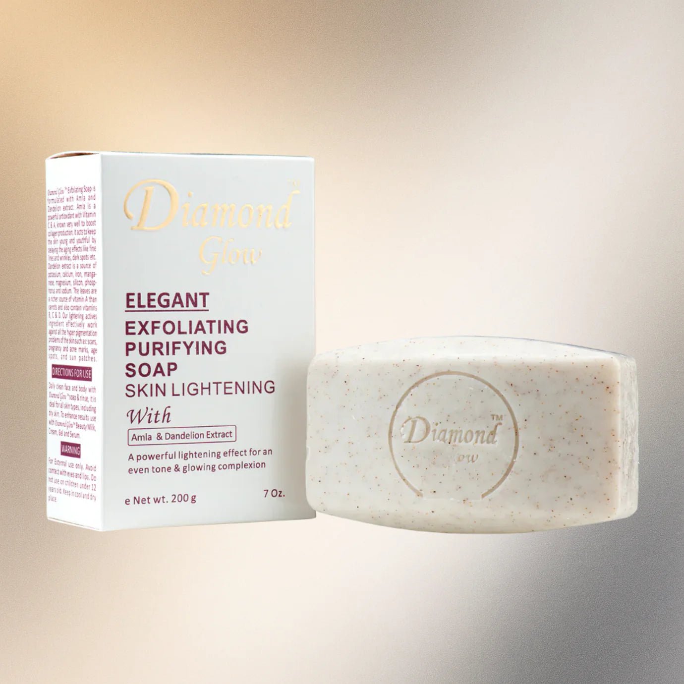 Diamond Glow Elegant Purifying Soap 7 oz - Pretty Cosmetics LLC