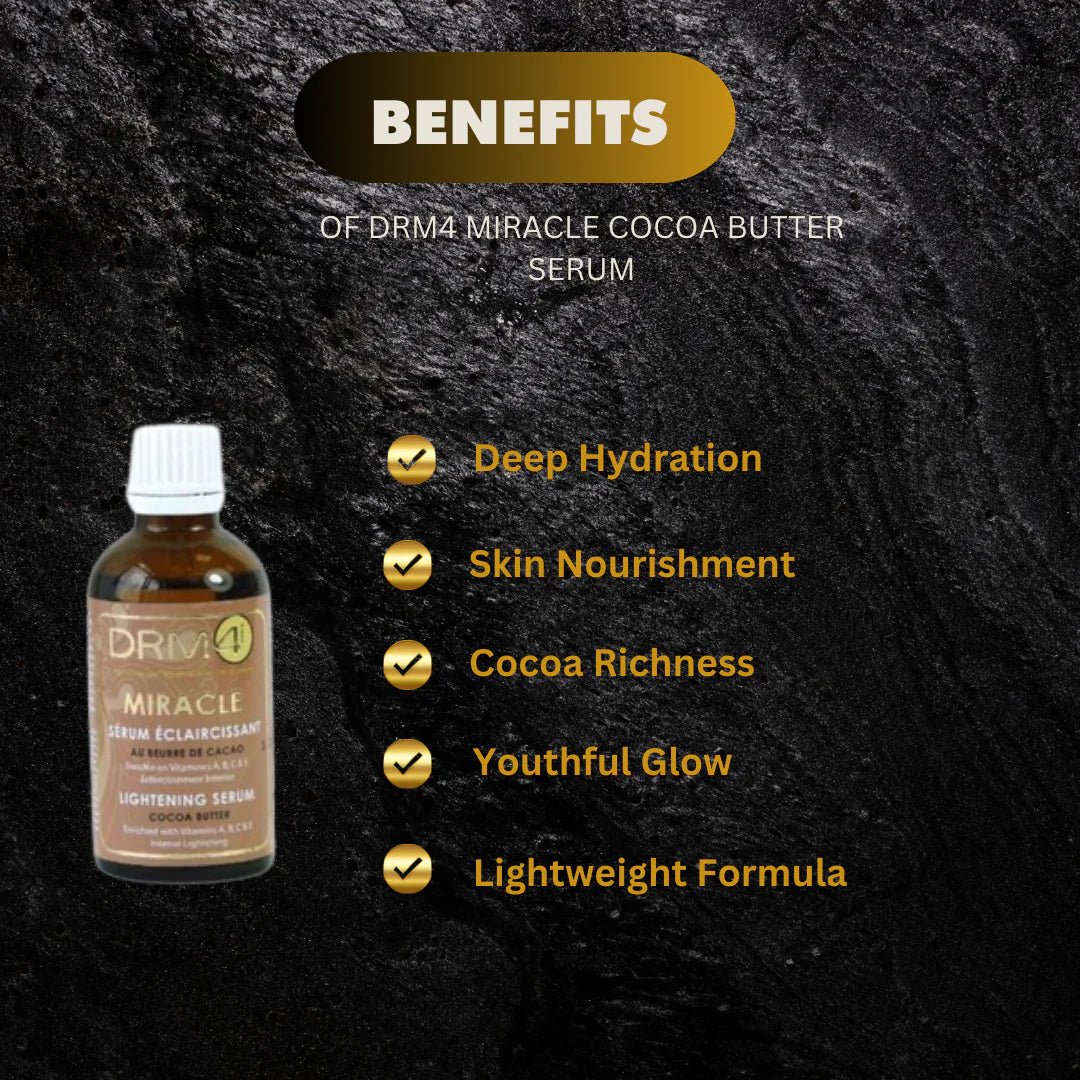 DRM4 Miracle Cocoa Butter Nourishing Serum 1.66oz - Pretty Cosmetics LLC