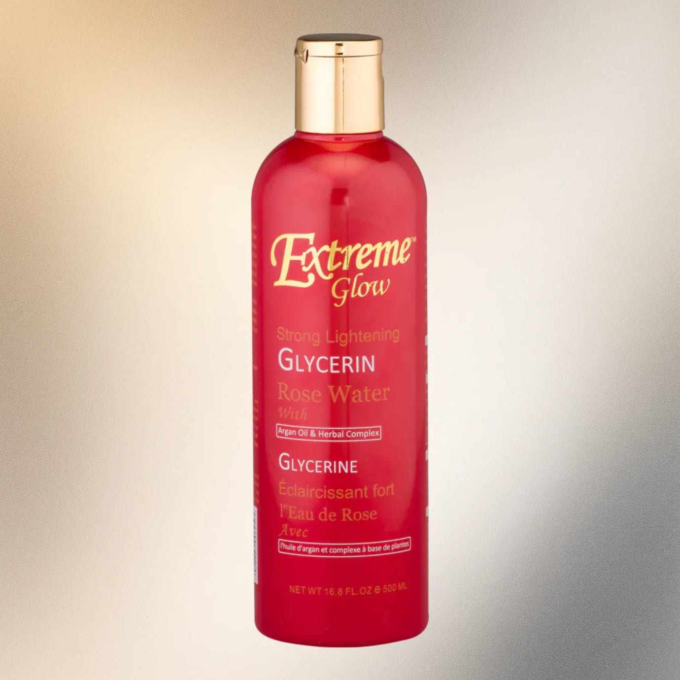 Extreme Glow Strong Glycerin Rose Water with Argan Oil 16.8 oz - Pretty Cosmetics LLC