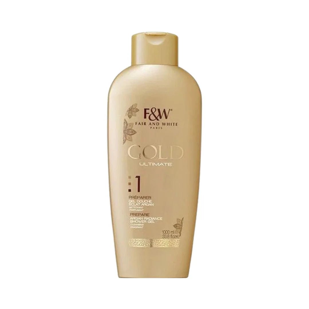 Fair & White Argan Radiance Body Wash 1000ml – Daily Smoothing - Pretty Cosmetics LLC