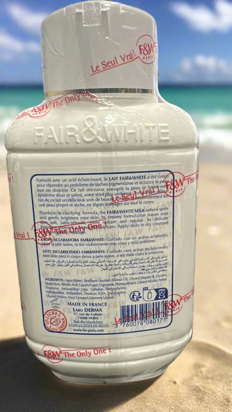 Fair & White Original Body Milk Lotion 17 oz / 500 ml