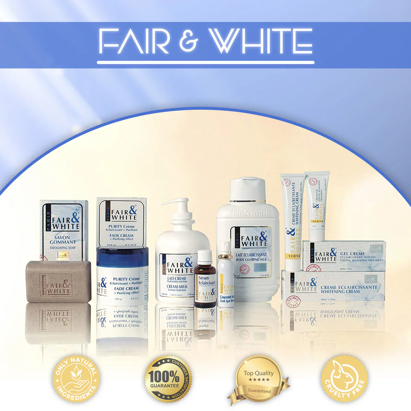 Fair & White Original Body Milk Lotion 17 oz / 500 ml