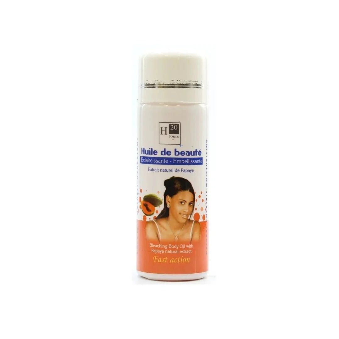 H20 Jours Natural Papaya Body Oil with Vitamin E 125 ml - Pretty Cosmetics LLC