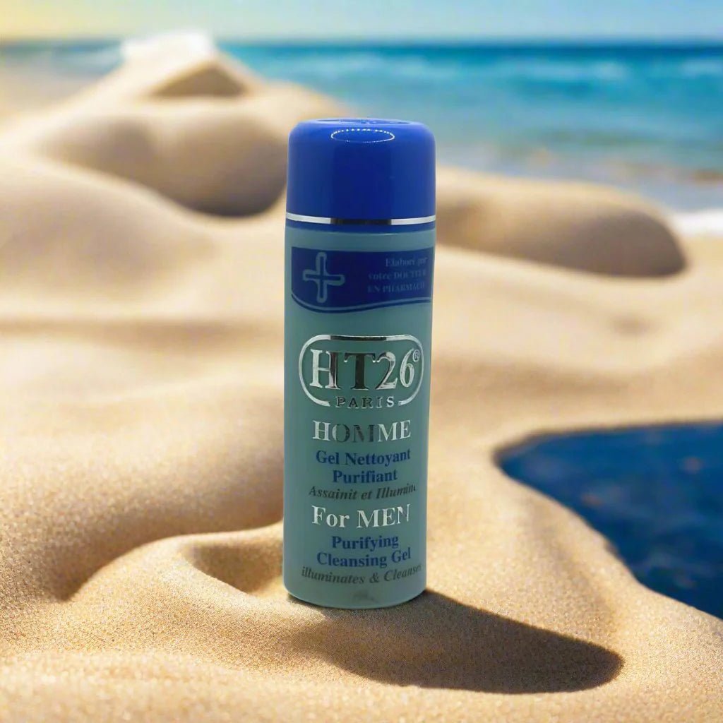 HT26 Paris Men’s Cleansing Gel with Gold Extracts 16 fl oz - Pretty Cosmetics LLC