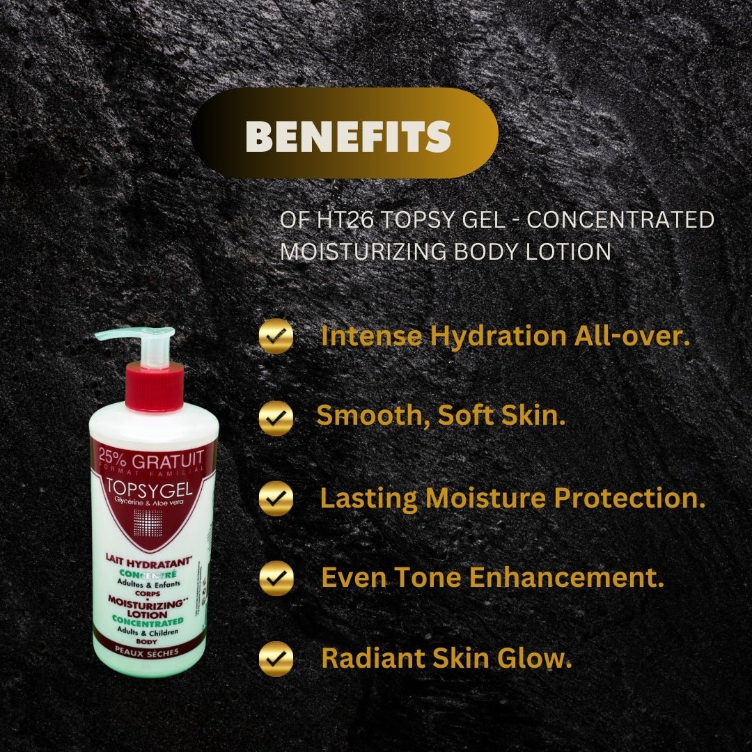HT26 Topsy Gel Moisturizing Body Lotion 500 ml - Pretty Cosmetics LLC