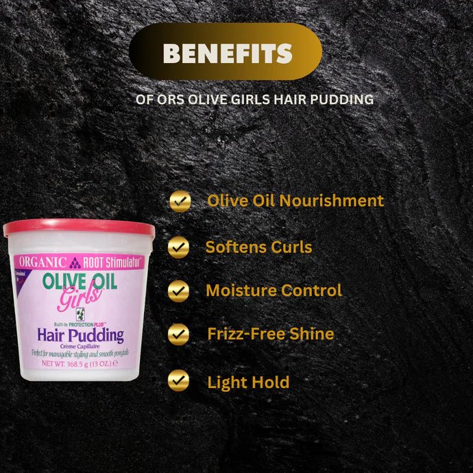 ORS Olive Oil Girls Hair Pudding 13oz - Pretty Cosmetics LLC
