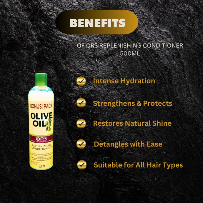 ORS Olive Oil Replenishing Conditioner 500ml - Pretty Cosmetics LLC