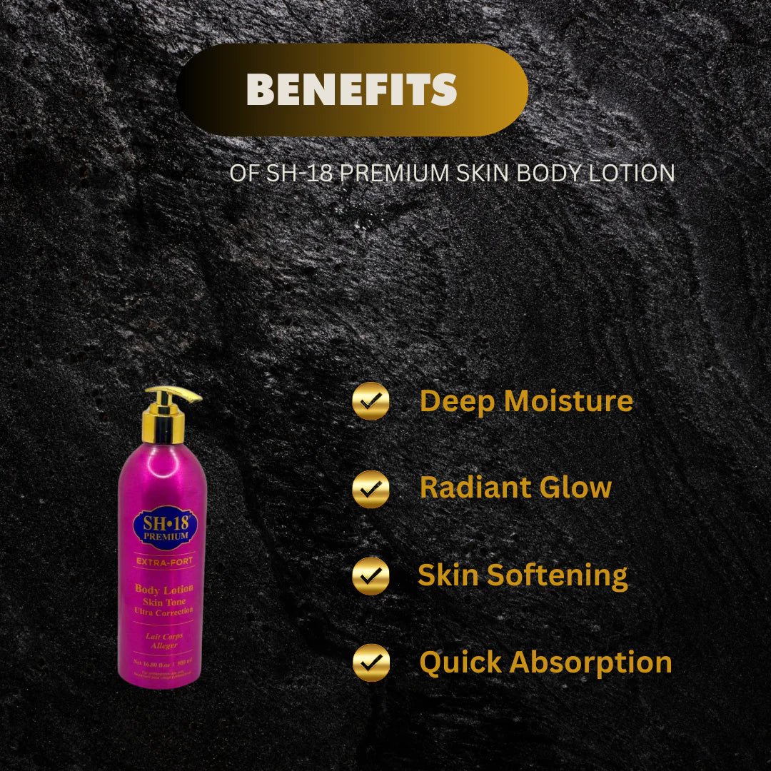 SH-18 Premium Skin Body Lotion 500ml - Pretty Cosmetics LLC