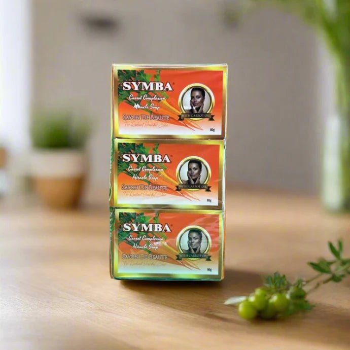 Symba Carrot Complexion Soap 80g (Pack of 6) - Pretty Cosmetics LLC