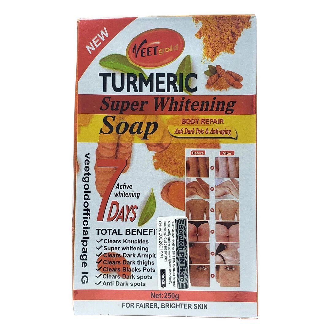 Turmeric Beauty Soap 250 g - Pretty Cosmetics LLC