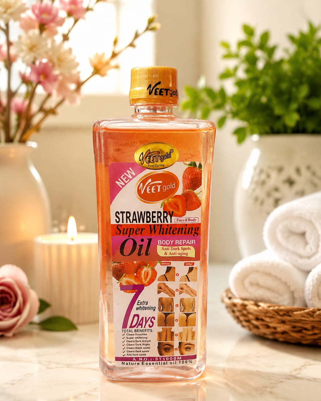 Strawberry Body Oil 1000ml