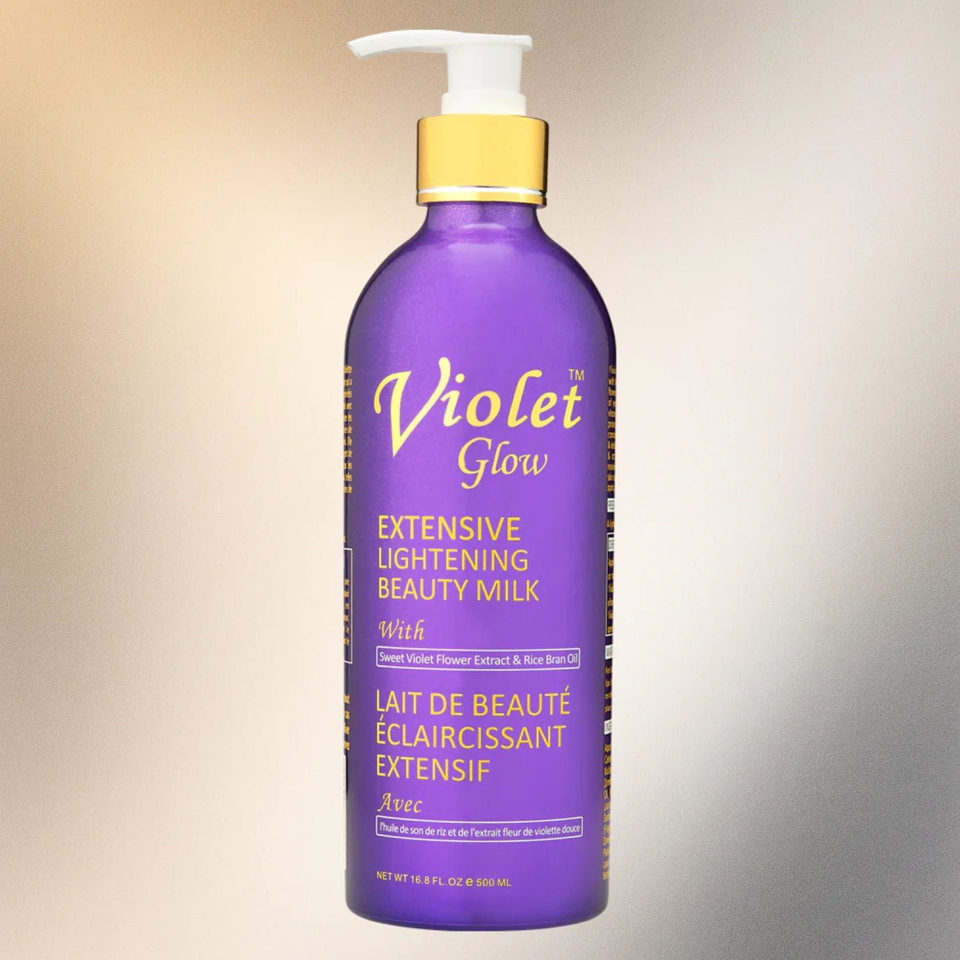 Violet Glow Extensive Beauty Milk with Sweet Violet Extract 16.8 oz - Pretty Cosmetics LLC