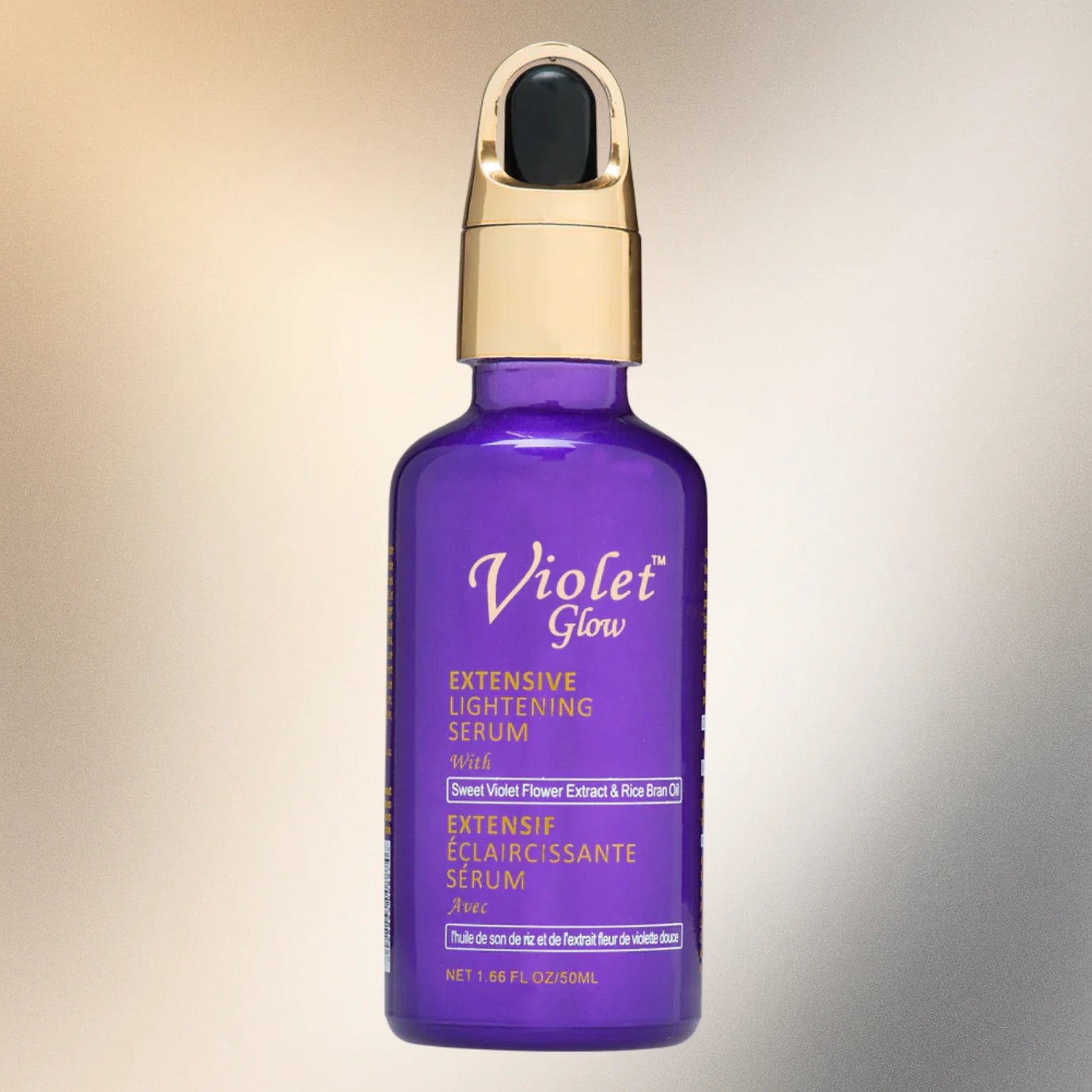Violet Glow Extensive Serum with Sweet Violet Extract 1.66 oz - Pretty Cosmetics LLC